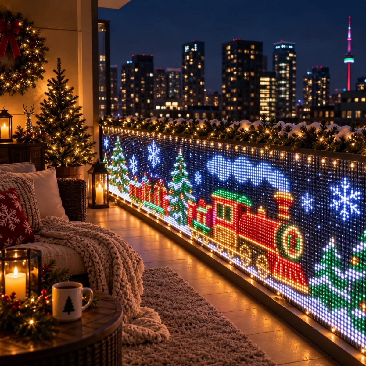 Merry Pixels™ Balcony Lights