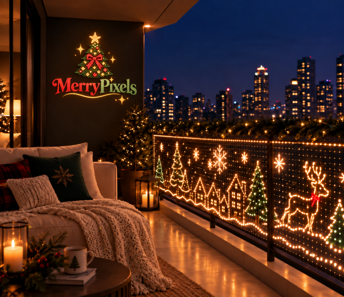 Merry Pixels™ Balcony Lights